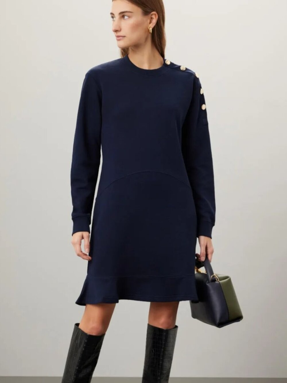 Derek Lam 10 Crosby Camden Sweater Dress Size Medium MSRP $295